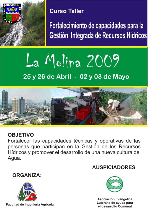 Curso Taller: Fortalecimiento de capacidades para la Gestión Integrada de Recursos Hídricos