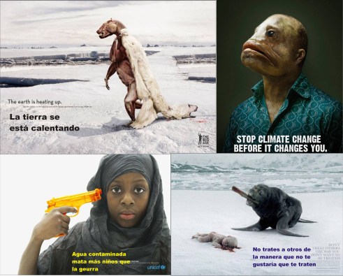 Imágenes que circulan en la red, buscando de manera visual, crear consiencia para cambio de actitudes