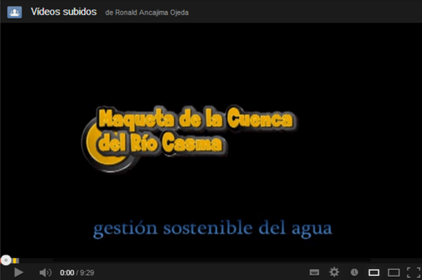 Maqueta de la Cuenca del Río Casma