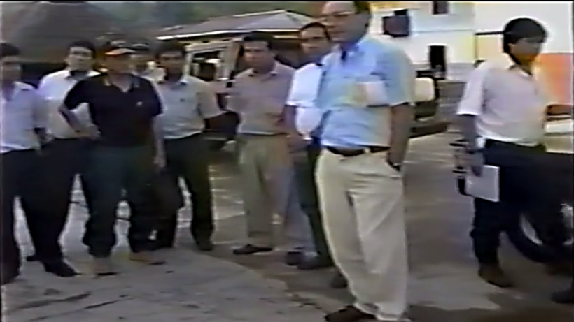 Ing. Rodolfo Muñante en San Martín  - 1995