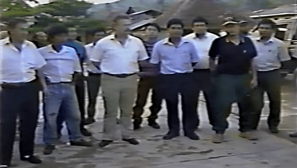 Parte del equipo de Muñante en San Martín - 1995