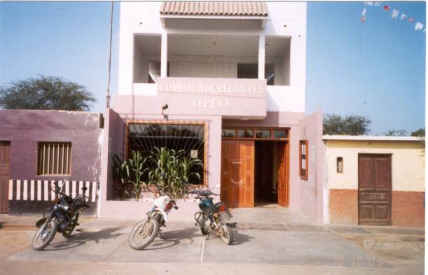 Moderno Local de la Comisión de Regantes Nepeña