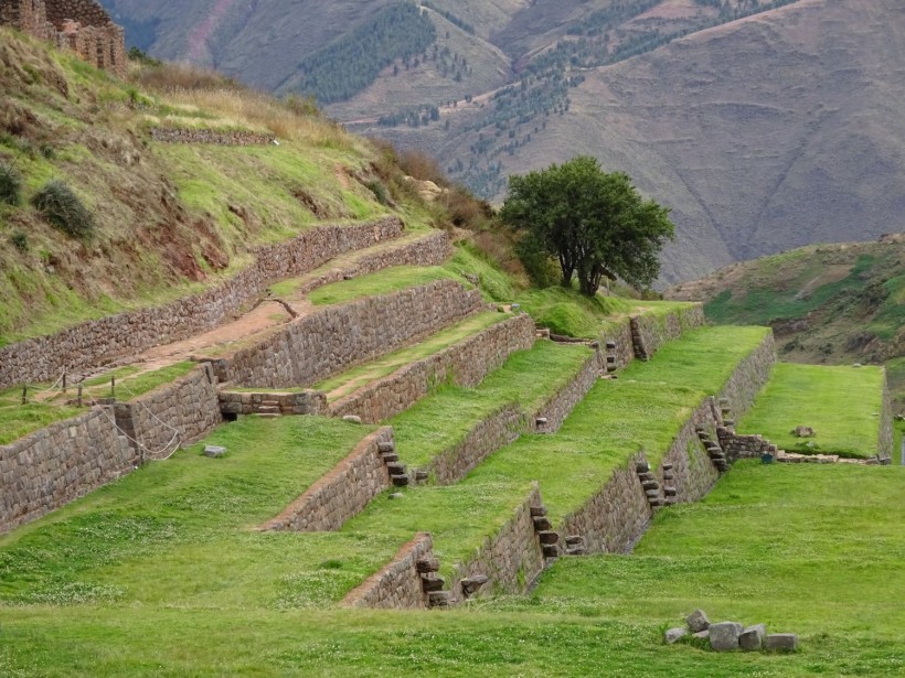 Andenes en Tipón, santuario al agua inca que muestra el respeto a su entorno